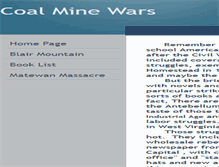 Tablet Screenshot of coalminewars.net